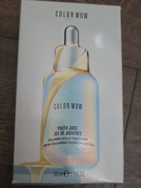 Youth Juice Scalp Serum - Iridescent Blue Bottle with Gold Cap